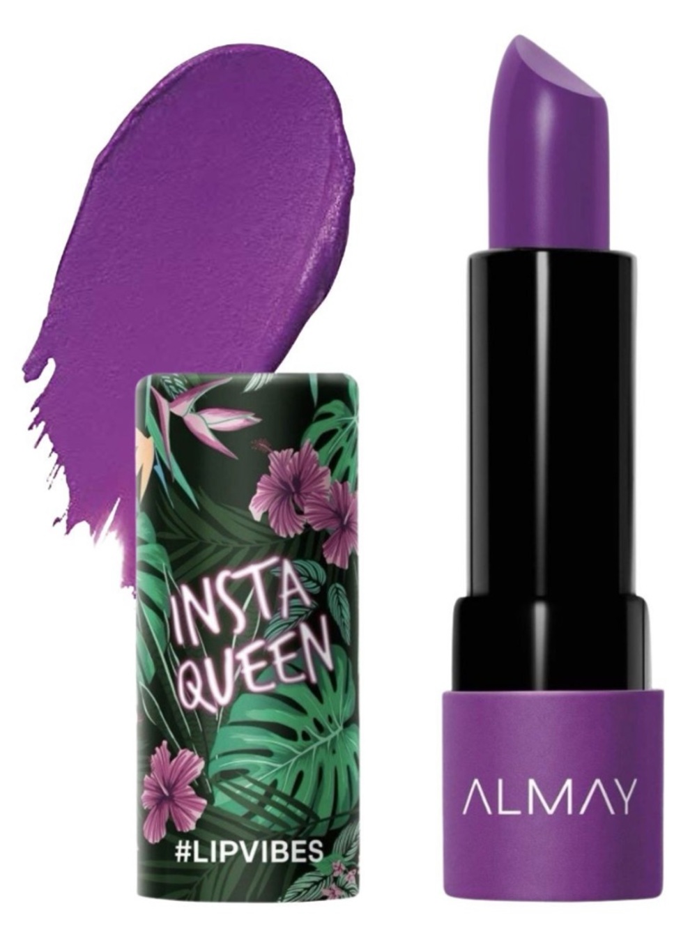 Almay Insta Queen #190 Lipstick — Vibrant Purple - Lip Vibes